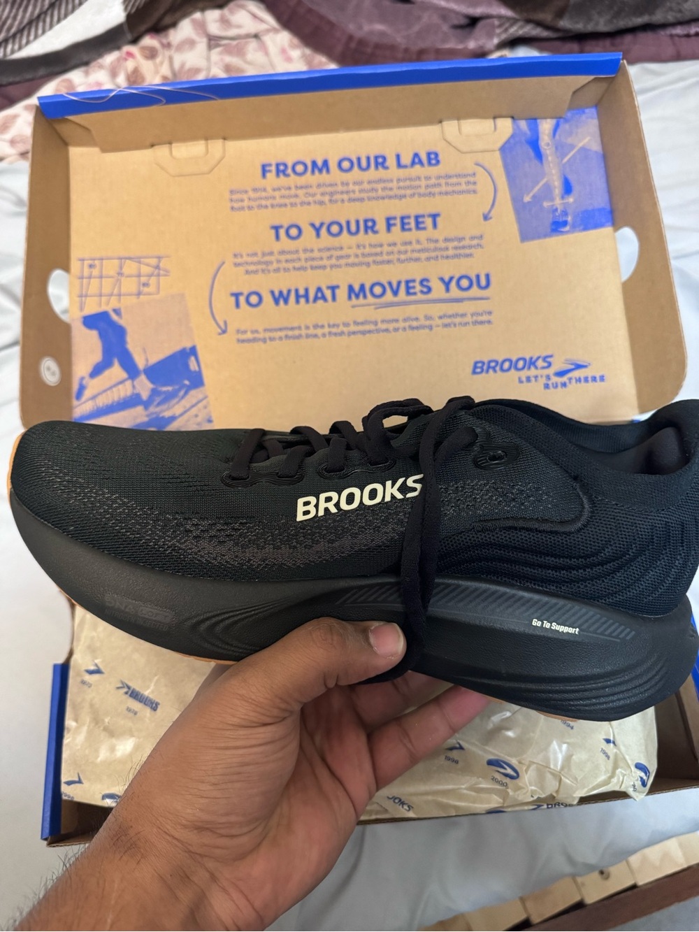 Brooks Men's All-Black Running Trainers